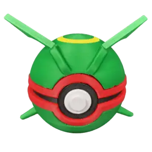 Pokeball Rayquaza 3D da Esposizione