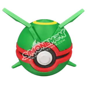 Pokeball Rayquaza 3D da Esposizione