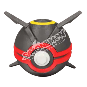 Pokeball Rayquaza Shiny 3D da Esposizione
