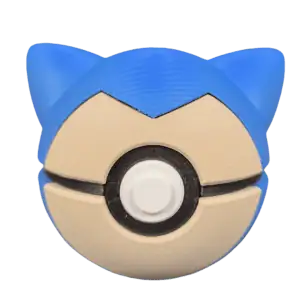 Pokeball Snorlax 3D da Esposizione
