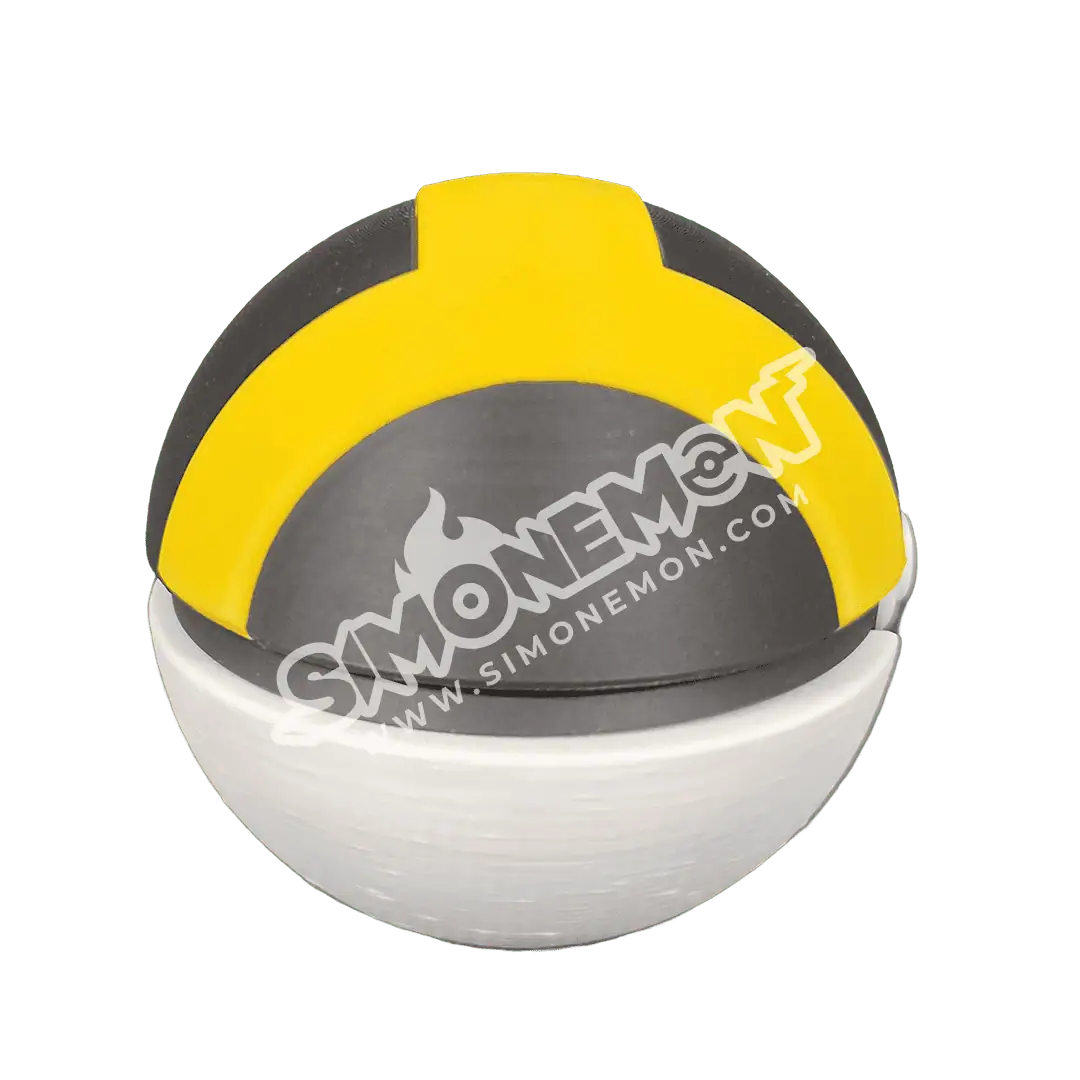 Palla antistress con design Simonemon, ideale per rilassarsi.