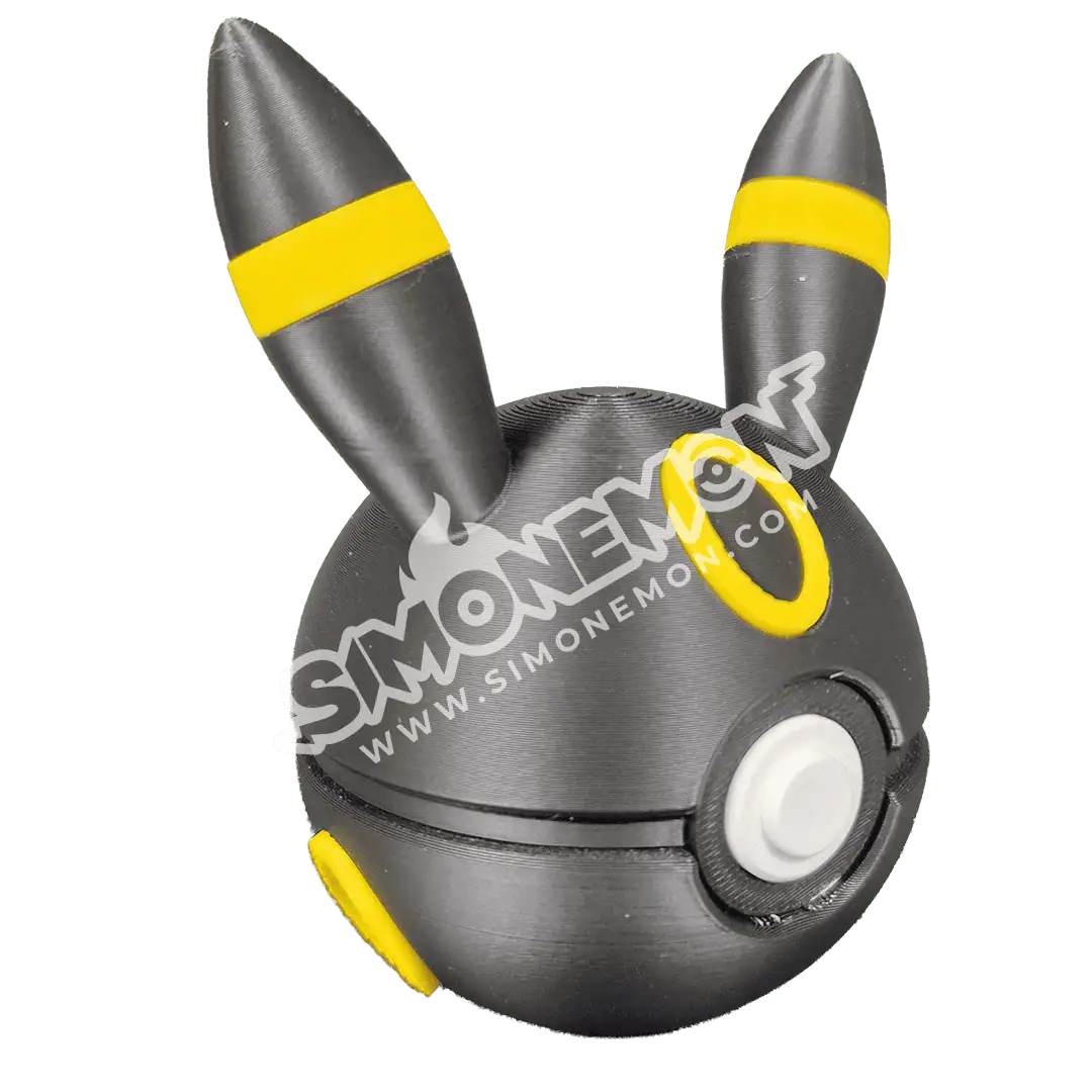 Gadget innovativo con orecchie da coniglio in design nero e giallo.