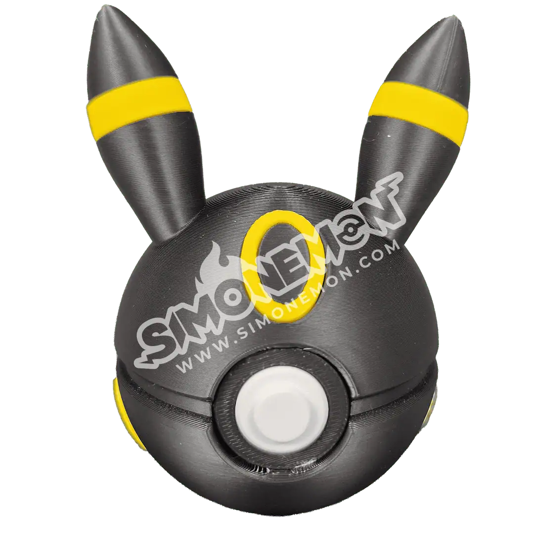 Pikachu Pokémon in edizione speciale con design nero e dettagli gialli.
