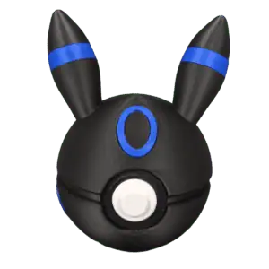 Pokeball Umbreon Shiny 3D da Esposizione